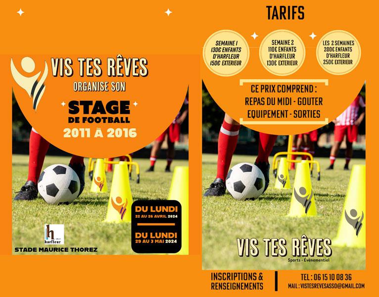 Stage de football avec l'association Vis Tes Rêves