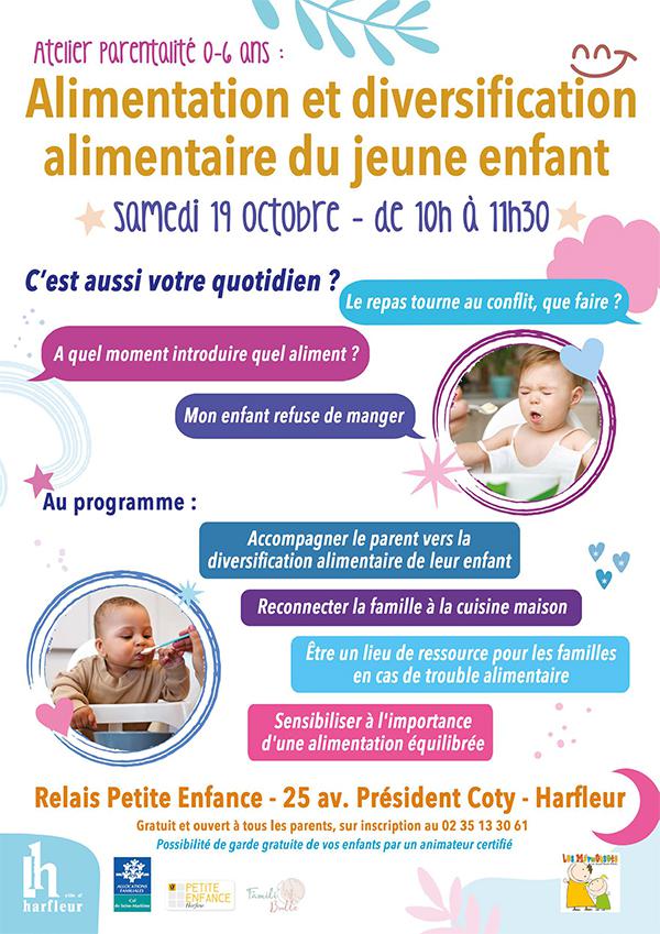 Atelier "Alimentation et diversification alimentaire du jeune enfant"